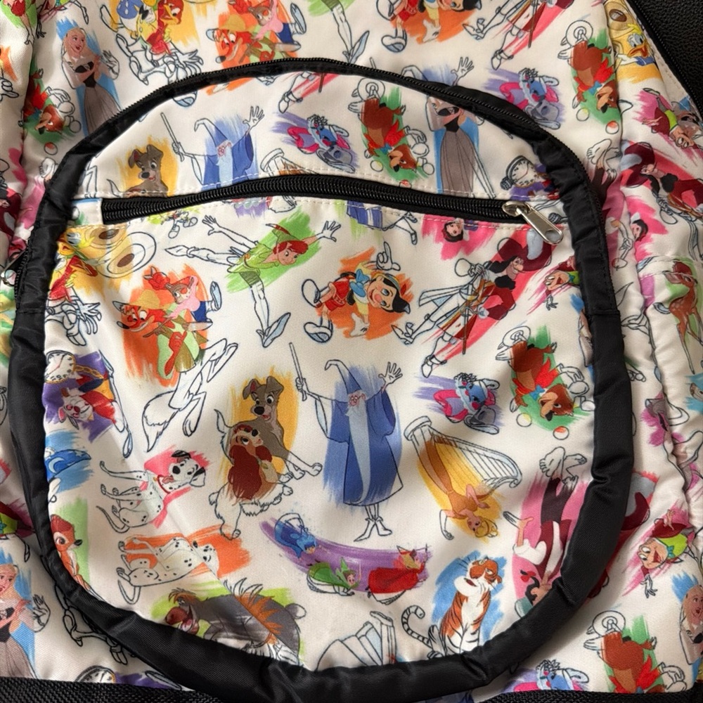 Disney Ink and Paint Backpack featuring Brer Fox and Brer Rabbit on Front Pocket - Picture 4 of 6
